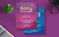 Space Baby Shower - Приглашение - Thumbnail 2