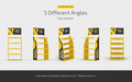 Metallic Display Stand Mockup Set - Thumbnail 3
