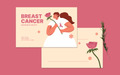 Sensibilisation au cancer du sein Carte de vœux - Vignette 1