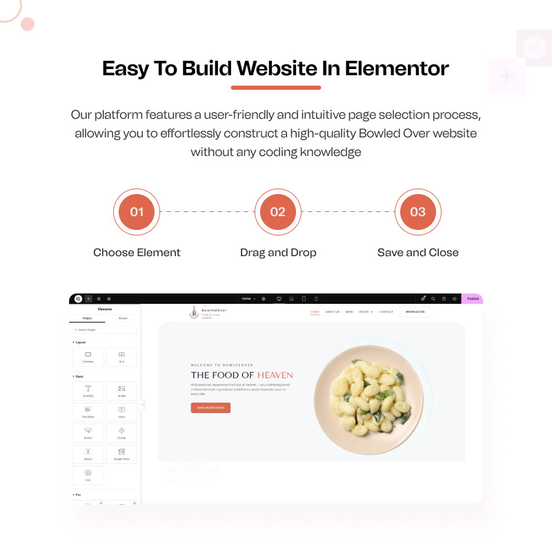 BowledOver – Multi-Page Elementor Template Kit for Food and Drink Services - Features Image 3