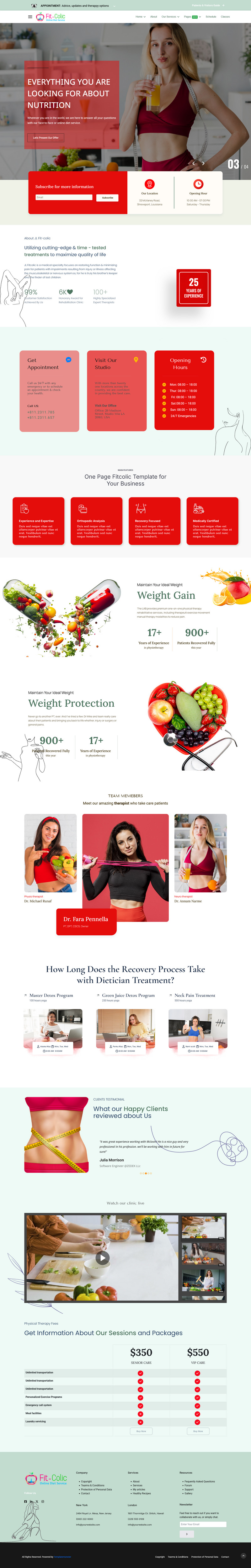 JL Fit-Colic Nutrition & Health Responsive Joomla5 Theme - Features Image 2