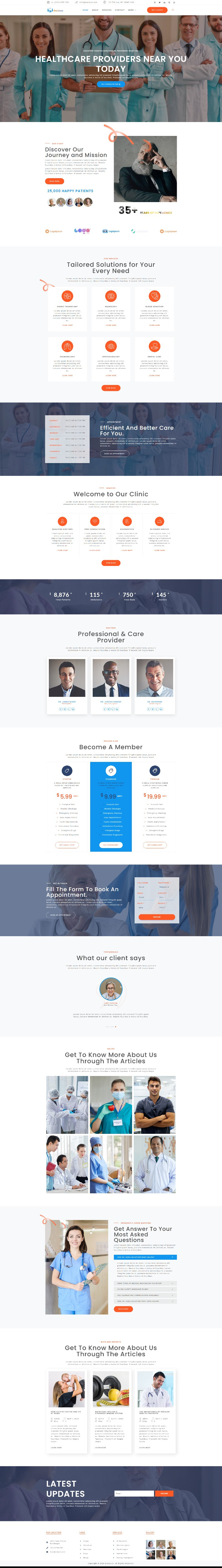 医生-医生 & Health护理 服务 Elementor Template Kit - 特性 Image 1