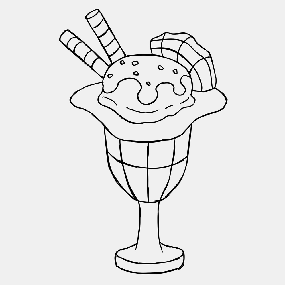 Download Иллюстрация "Ice cream Outline Bundle Drawings - Illustration" / Ice cream Outline Bundle Drawings - Illustration - Иллюстрация на тему графика icecream,ice-cream,ice,cream,summer