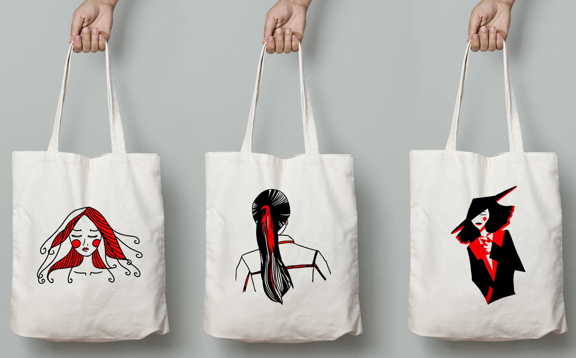 Download Иллюстрация "Black and Red Mystical Sensual Persons - Illustration" / Black and Red Mystical Sensual Persons - Illustration - Иллюстрация на тему графика red,black,line,woman,ribbon,sensual,illustration,illustrations,lips,man,lined,simple,eps,png,jpeg,jpg