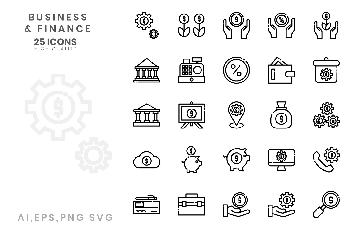 Download Набор иконок "Business Finance With Three Styles That are Easy to Use Icon Set" / Business Finance With Three Styles That are Easy to Use Icon Set - Набор иконок на тему графика accountant,banking,commerce,competitive,connected,development,economic,exchange,finance,infographic,linear,management,marketing,money,pack,payment,shopping,signs,social,strategy