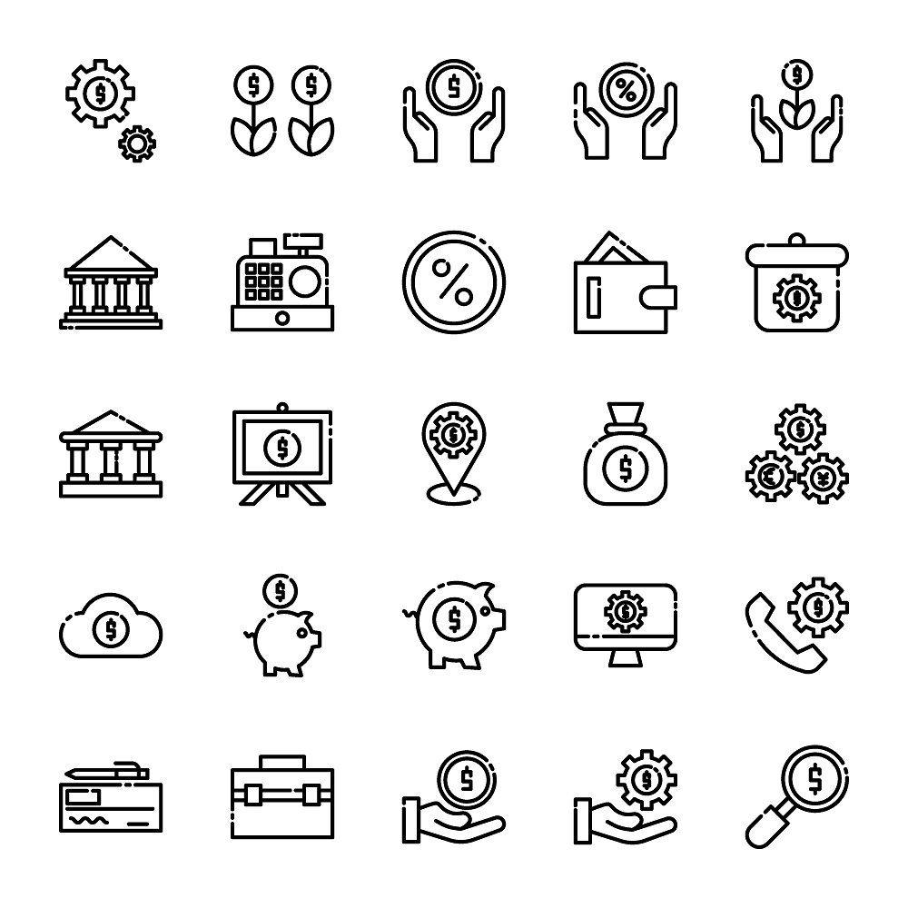 Download Набор иконок "Business Finance With Three Styles That are Easy to Use Icon Set" / Business Finance With Three Styles That are Easy to Use Icon Set - Набор иконок на тему графика accountant,banking,commerce,competitive,connected,development,economic,exchange,finance,infographic,linear,management,marketing,money,pack,payment,shopping,signs,social,strategy