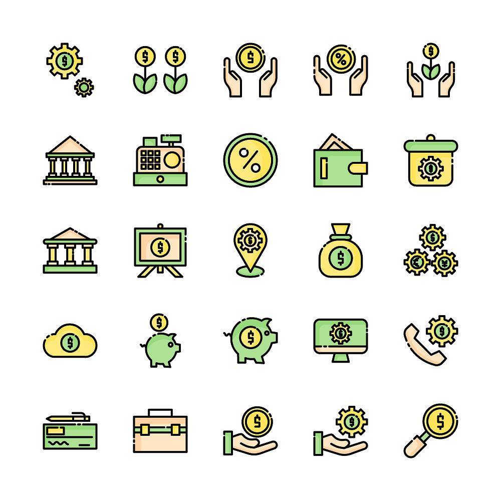 Download Набор иконок "Business Finance With Three Styles That are Easy to Use Icon Set" / Business Finance With Three Styles That are Easy to Use Icon Set - Набор иконок на тему графика accountant,banking,commerce,competitive,connected,development,economic,exchange,finance,infographic,linear,management,marketing,money,pack,payment,shopping,signs,social,strategy