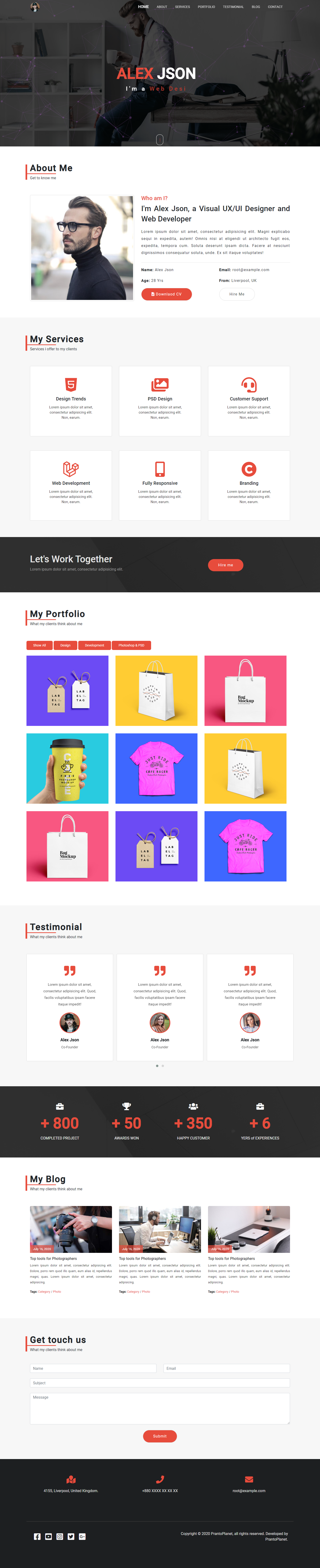 шаблон целевой страницы apollo