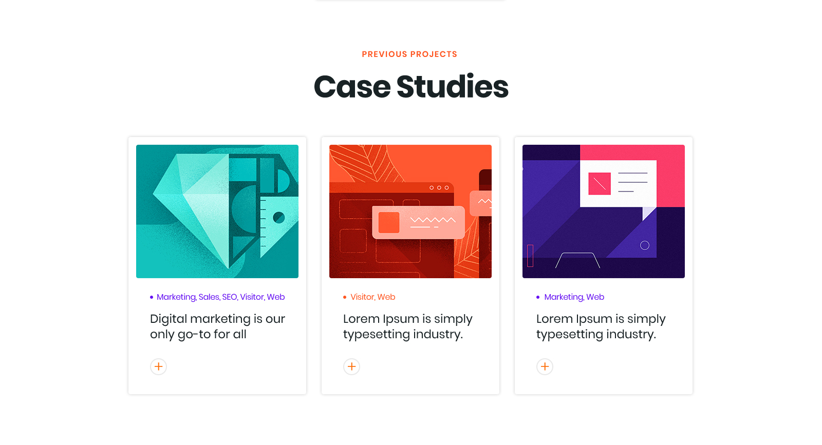 Download PSD шаблон "Digital Marketing PSD Template" / Digital Marketing PSD Template - PSD шаблон на тему графика business service,branding,digital media,modern