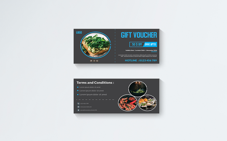 Download Vector "Multipurpose Gift Voucher Template - Vector Image" / Multipurpose Gift Voucher Template - Vector Image - Vector на тему мода и красота gift voucher design,advertisement,business,card,certificate,discount coupon,gift,luxury,marketing,modern,offer,promotion,restaurant,multipurpose,sale,set,store,value,voucher design,advertisin