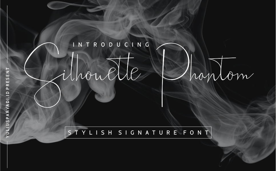Download Шрифт "Silhouette Phantom Font" / Silhouette Phantom Font - Шрифт на тему графика script,hand written,hand lettered,hand lettering,signature font,wedding font,save the date
