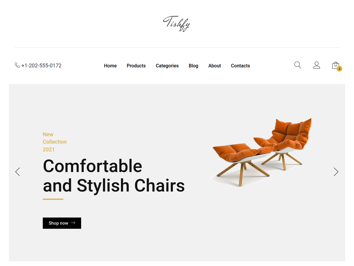 тема tishfy shopify