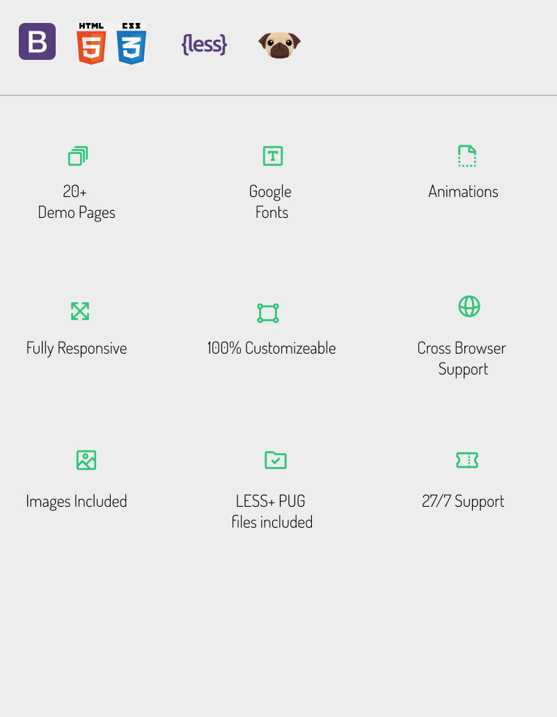 Multipurpose Clean Bootstrap HTML Website Template