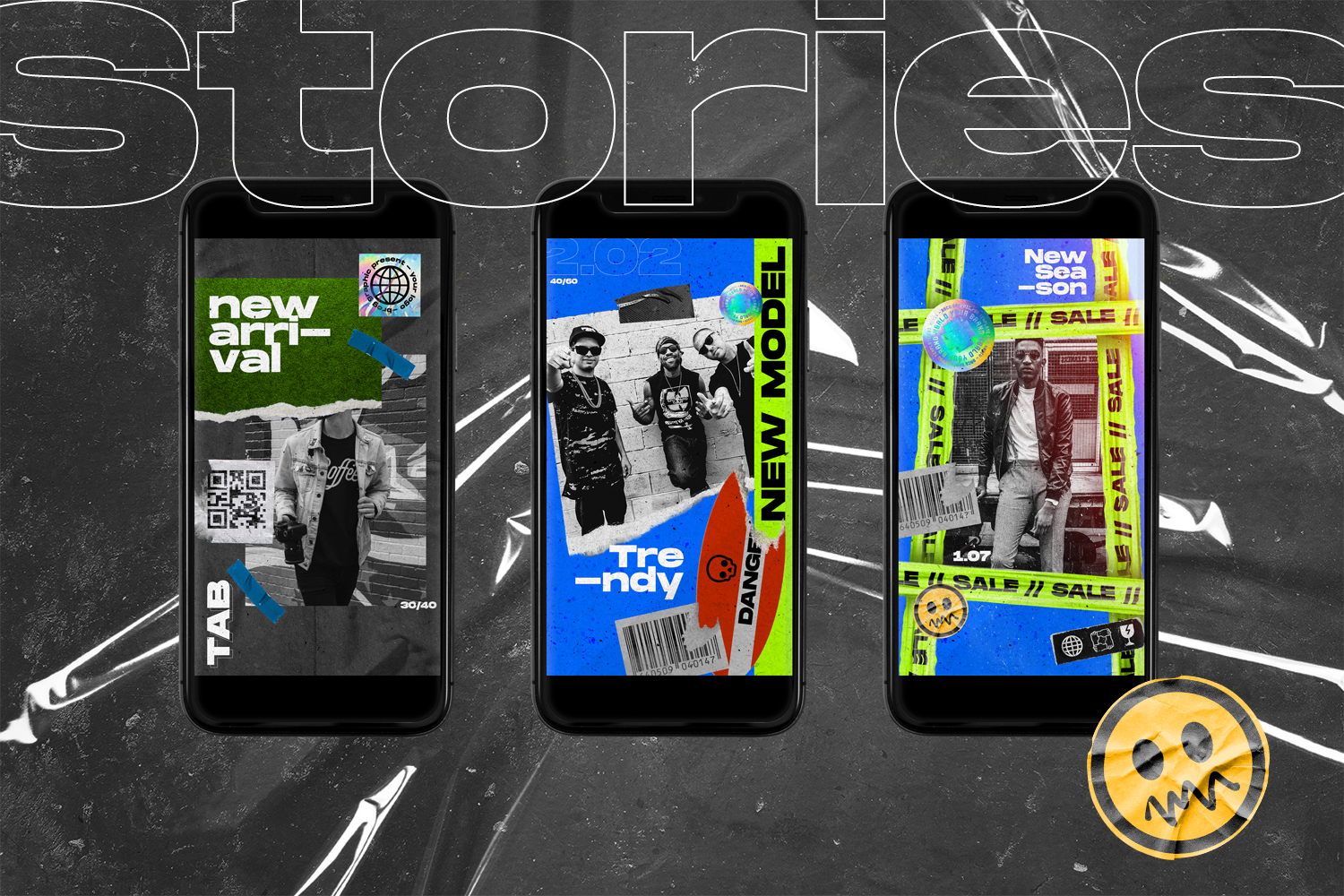 Download Шаблон для соцсетей "Instagram Hype Stories Template for Social Media" / Instagram Hype Stories Template for Social Media - Шаблон для соцсетей на тему графика social media,instagram,instagram stories,instagram feed,instagram post,post,feed,social media pack,instagram bundle,bundle