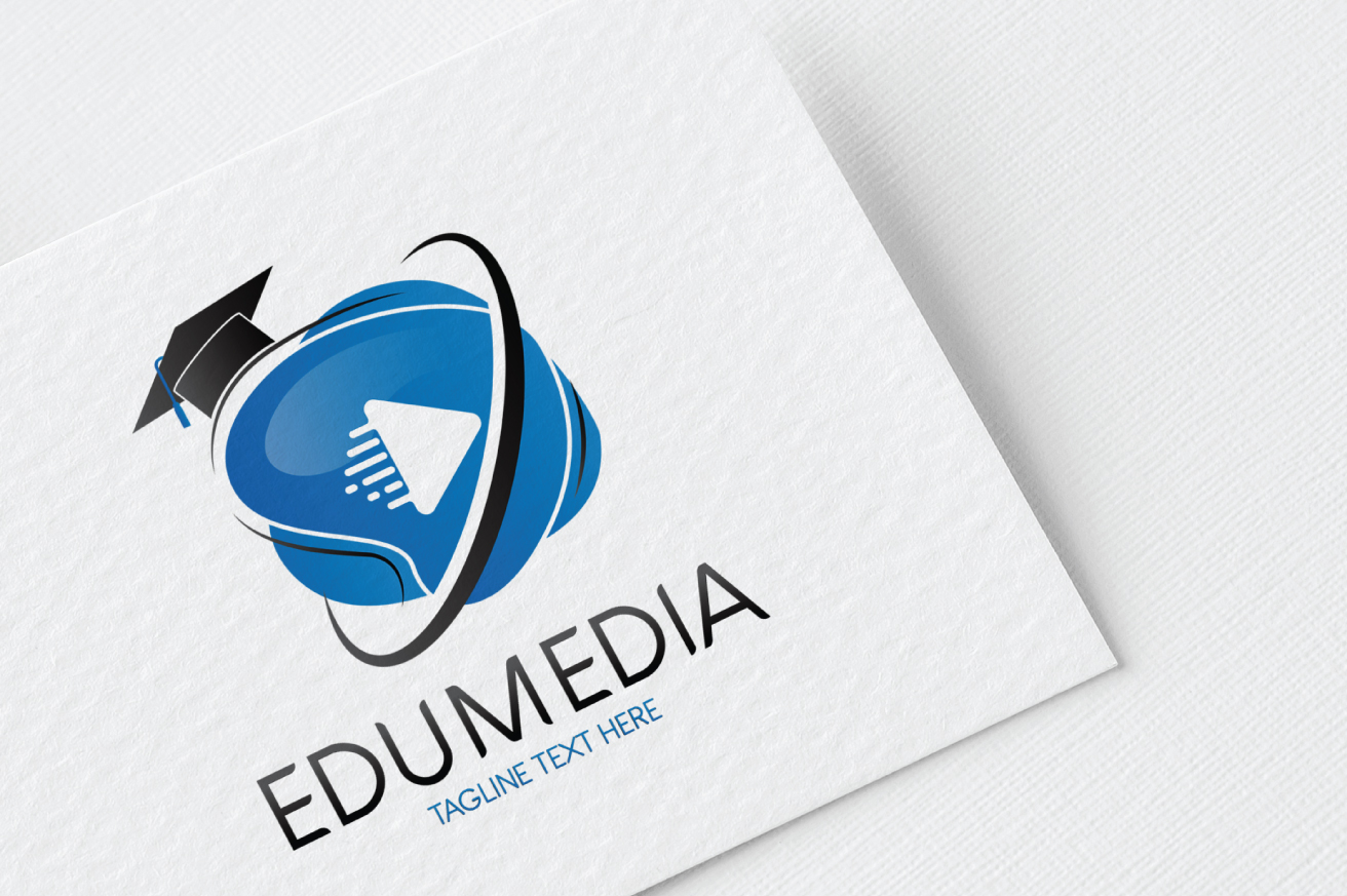 Download Шаблон логотипа "Edumedia Logo Template" / Edumedia Logo Template - Шаблон логотипа на тему графика educationmedia,learning,school,love,motivation,students,study,children,teacher,college,science,kids,inspiration,art,vertor,illustrator,music,mskcrteative