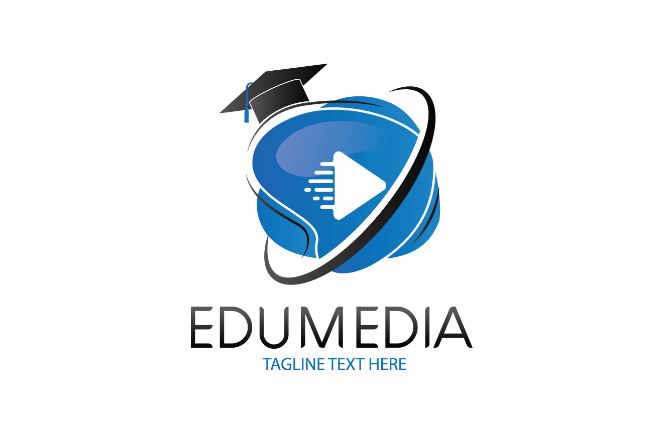 Download Шаблон логотипа "Edumedia Logo Template" / Edumedia Logo Template - Шаблон логотипа на тему графика educationmedia,learning,school,love,motivation,students,study,children,teacher,college,science,kids,inspiration,art,vertor,illustrator,music,mskcrteative
