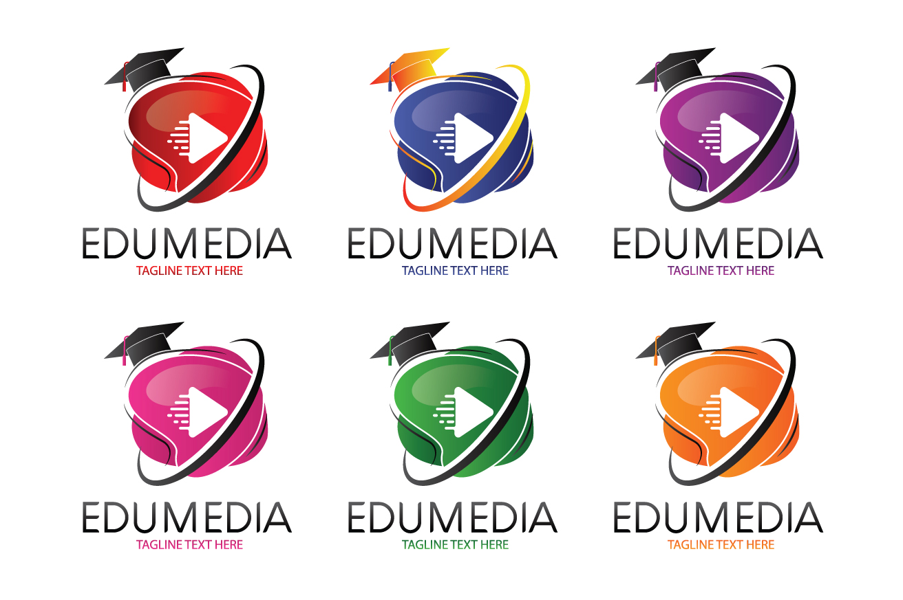 Download Шаблон логотипа "Edumedia Logo Template" / Edumedia Logo Template - Шаблон логотипа на тему графика educationmedia,learning,school,love,motivation,students,study,children,teacher,college,science,kids,inspiration,art,vertor,illustrator,music,mskcrteative