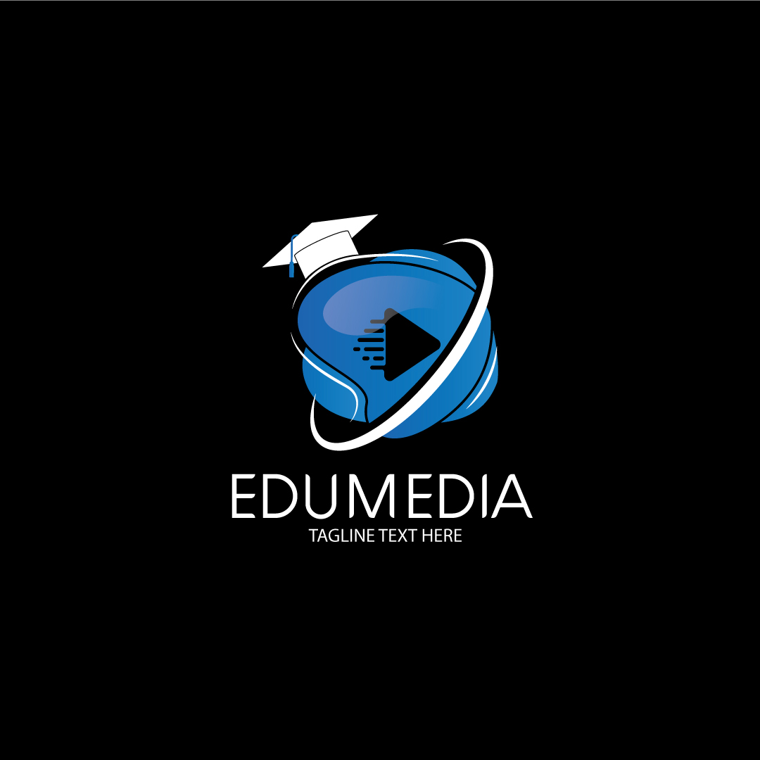 Download Шаблон логотипа "Edumedia Logo Template" / Edumedia Logo Template - Шаблон логотипа на тему графика educationmedia,learning,school,love,motivation,students,study,children,teacher,college,science,kids,inspiration,art,vertor,illustrator,music,mskcrteative