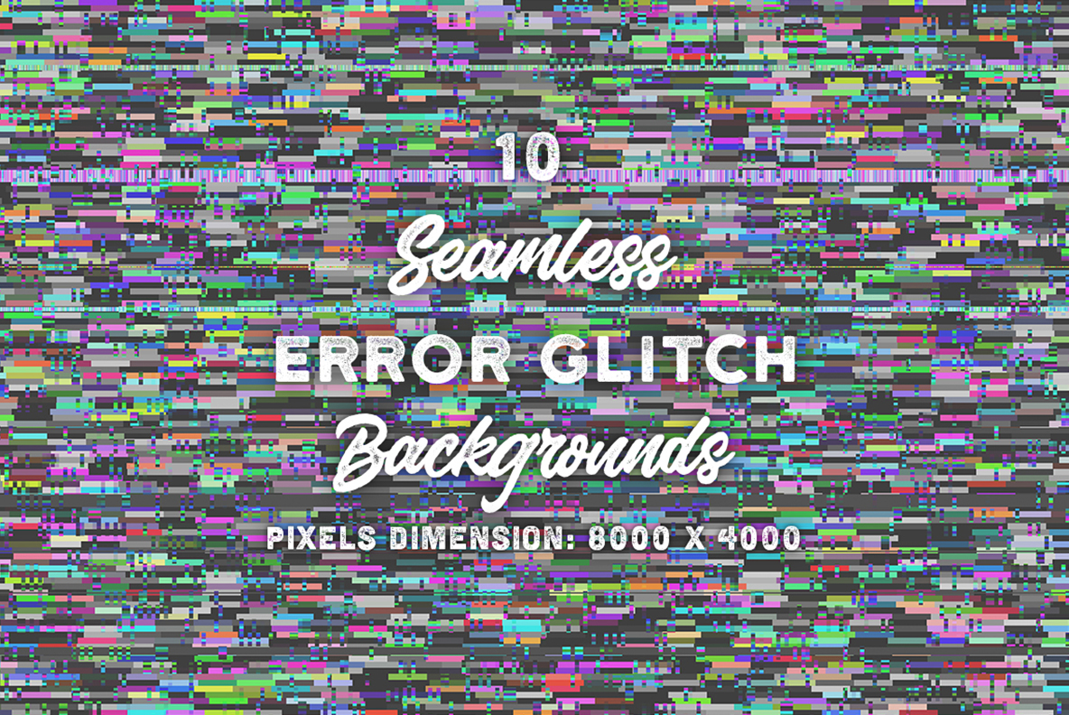 Download Background "10 Seamless Error Glitch Background" / 10 Seamless Error Glitch Background - Background на тему графика error glitch texture,error glitch pattern,error glitch background,error glitch backdrop,error glitch surface,error,distortion,digital,glitch,screen,background,abstract,technology,texture,nois