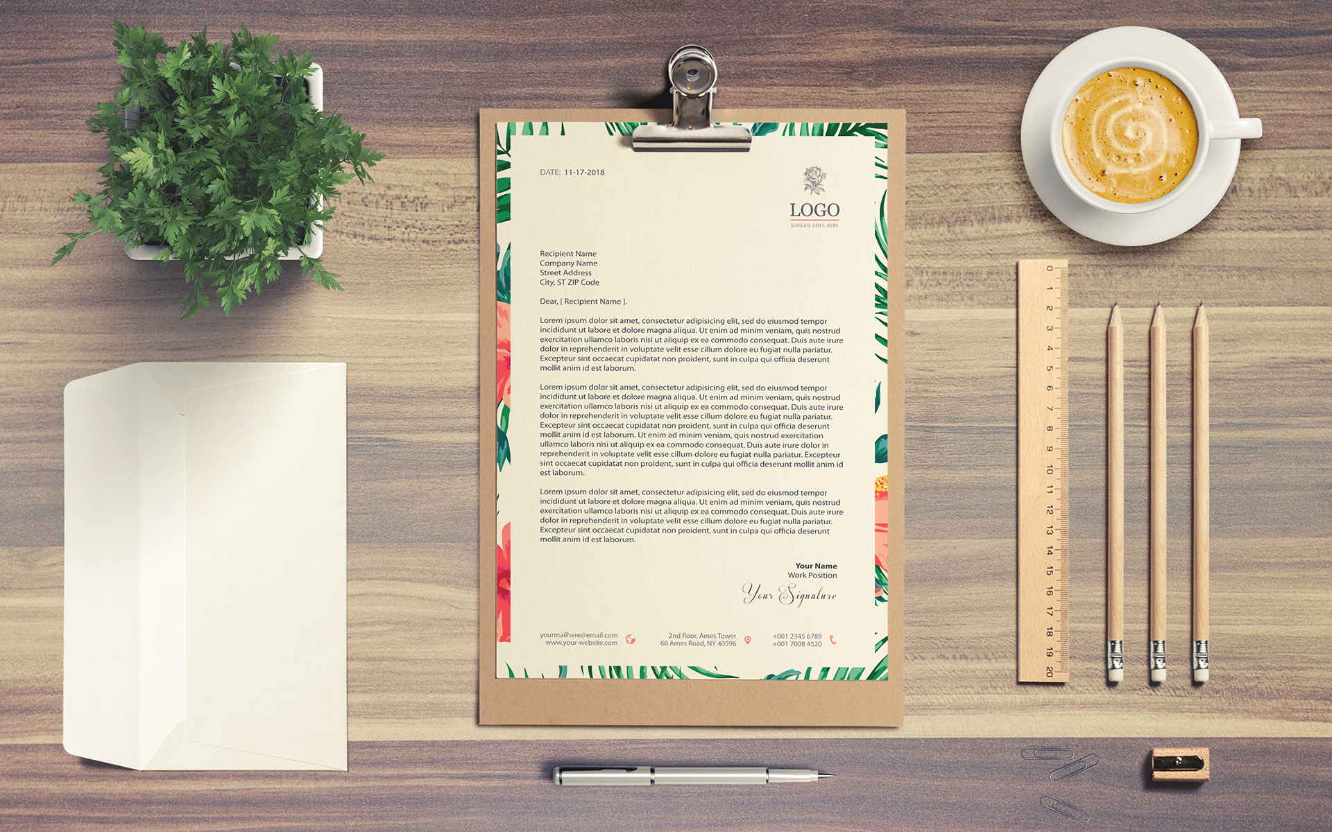 Download Мокап для продукта "A4 One Page Letterhead / Invoice / Resume product mockup" / A4 One Page Letterhead / Invoice / Resume product mockup - Мокап для продукта на тему графика a4 one page resume mockup,a4 one page letterhead mockup,a4 one page invoice mockup,a4,one,page,mockup,table,wood,wooden,board,letterhead,invoice,resume,document
