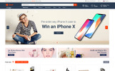 Shopee - Premium Marketplace Responsive 响应式 Magento模板 小的屏幕截图 "Shopee - Premium Marketplace Responsive" 响应式Magento模板
