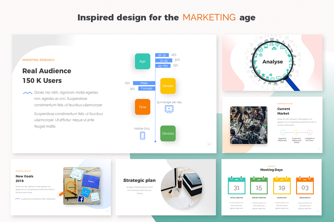 Marketing PRO Presentation Creative Presentation Template Small Screenshot Marketing PRO Presentation PowerPoint Template