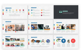 Social Counter Microsoft Presentation Template Small Screenshot Social Counter PowerPoint Template