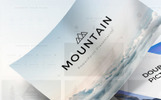Mount Creative PPT Theme Small Screenshot Mount PowerPoint Template
