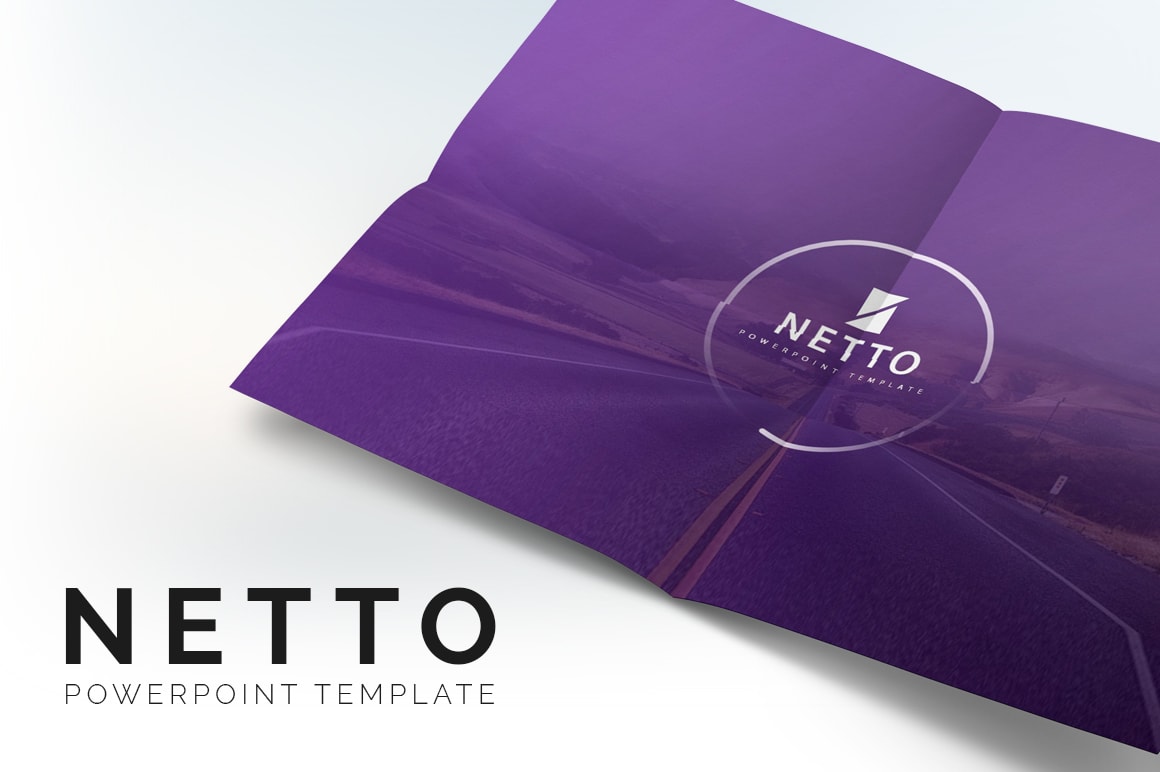 Netto - Creative Financial Presentation Cool PPT Theme Small Screenshot Netto - Creative Financial Presentation PowerPoint Template
