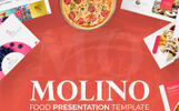 Molino - Food Presentation MS PPTX Theme Small Screenshot Molino - Food Presentation PowerPoint Template