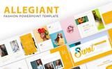 Allegiant - Fashion MS PPT Template Small Screenshot Allegiant - Fashion PowerPoint Template