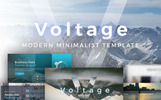 Voltage - Business Presentation Good PPT Template Small Screenshot Voltage - Business Presentation PowerPoint Template