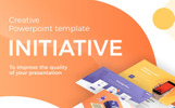 Initiative - Creative Template PowerPoint Screenshot piccolo Template PowerPoint #75529 "Initiative - Creative"