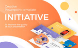 Initiative - Creative Template PowerPoint Screenshot piccolo Template PowerPoint #75529 "Initiative - Creative"