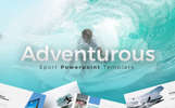 Adventurous - Brush Modello PowerPoint Screenshot piccolo Modello PowerPoint #75515 "Adventurous - Brush"