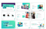 Deliverly - Logistic PowerPoint Sablon Kis méretű képernyőkép Deliverly - Logistic PowerPoint sablon