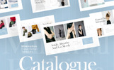 Catalogue - Minimalism Modèle PowerPoint Petite capture d'écran "Catalogue - Minimalism" modèle PowerPoint