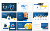 Fit Journey - Sporty Tema PowerPoint Screenshot piccolo Tema PowerPoint #80232 "Fit Journey - Sporty"