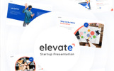 Elevate - StartUp Technology Powerpoint šablona Malý screenshot PowerPoint šablona "Elevate - StartUp Technology"