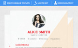 Alice Resume Theme Small Screenshot Alice Resume Template