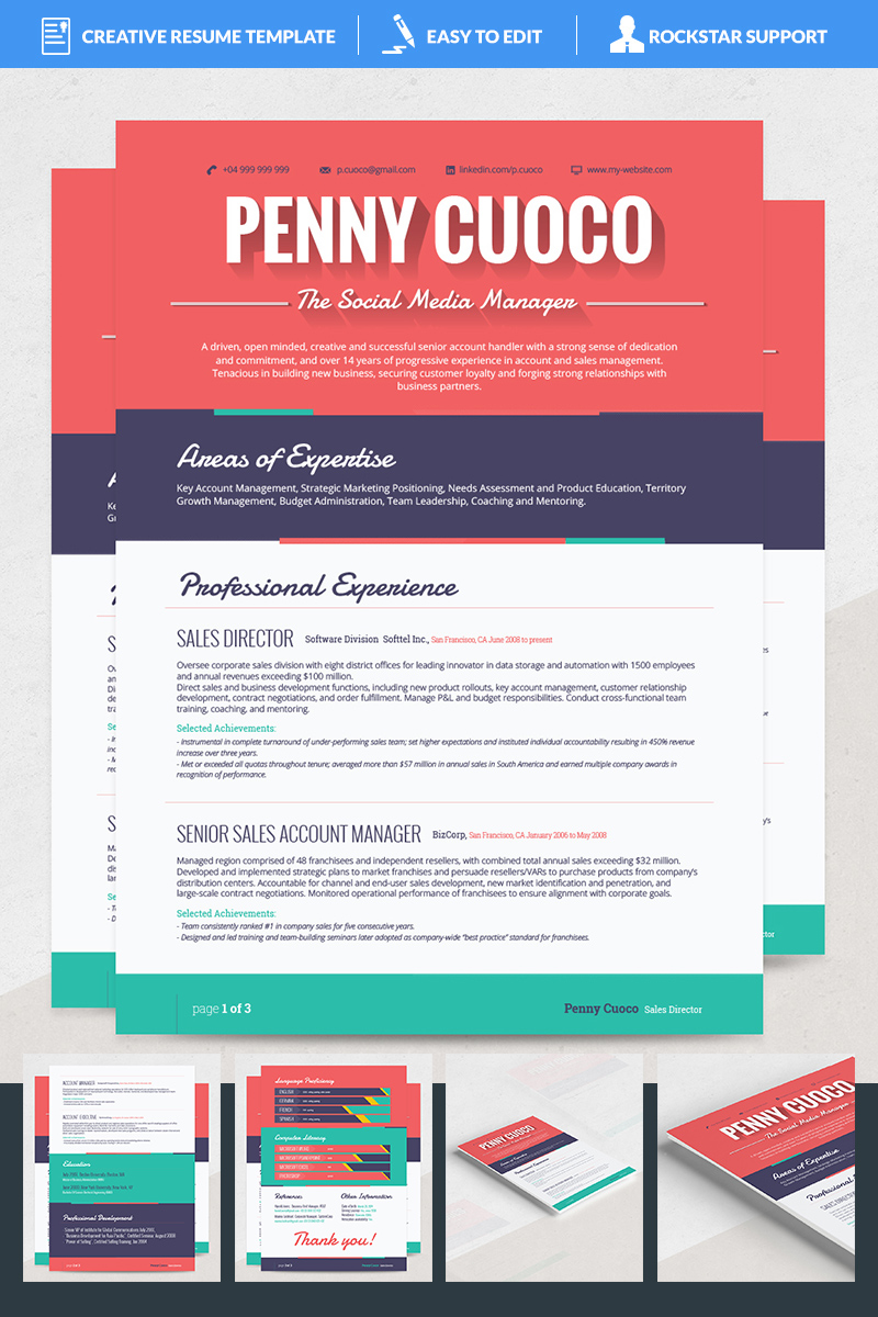 Ara Resume Template Small Screenshot Ara Resume Template