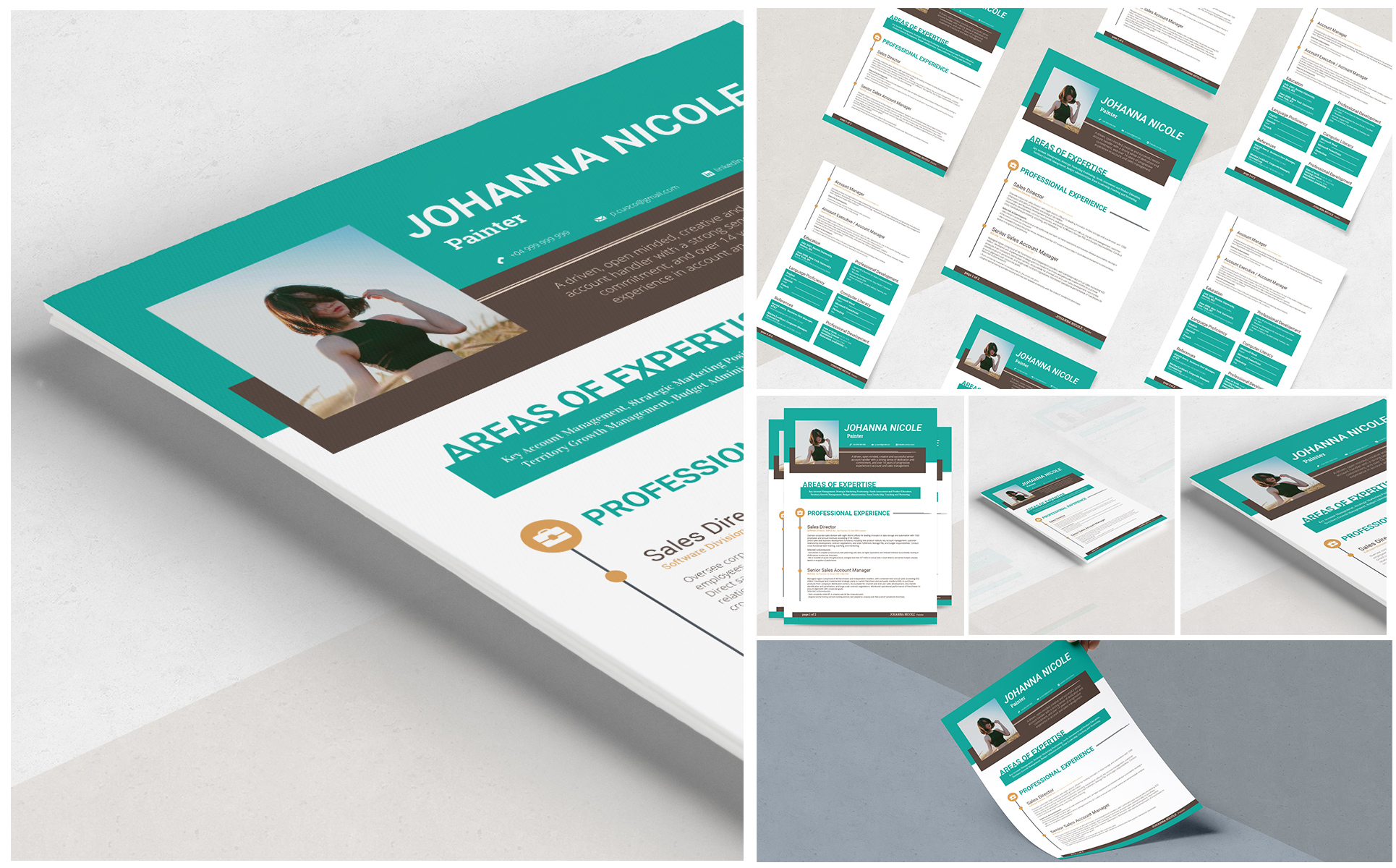 Johanna Resume Template Small Screenshot Johanna Resume Template