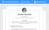 Marinda Resume Theme Small Screenshot Marinda Resume Template
