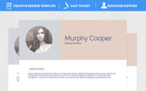 Murphy Resume Theme Small Screenshot Murphy Resume Template