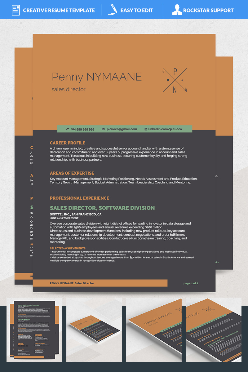 Nymaane Resume Template Small Screenshot Nymaane Resume Template