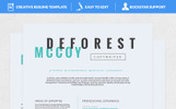 Perseus Resume Theme Small Screenshot Perseus Resume Template