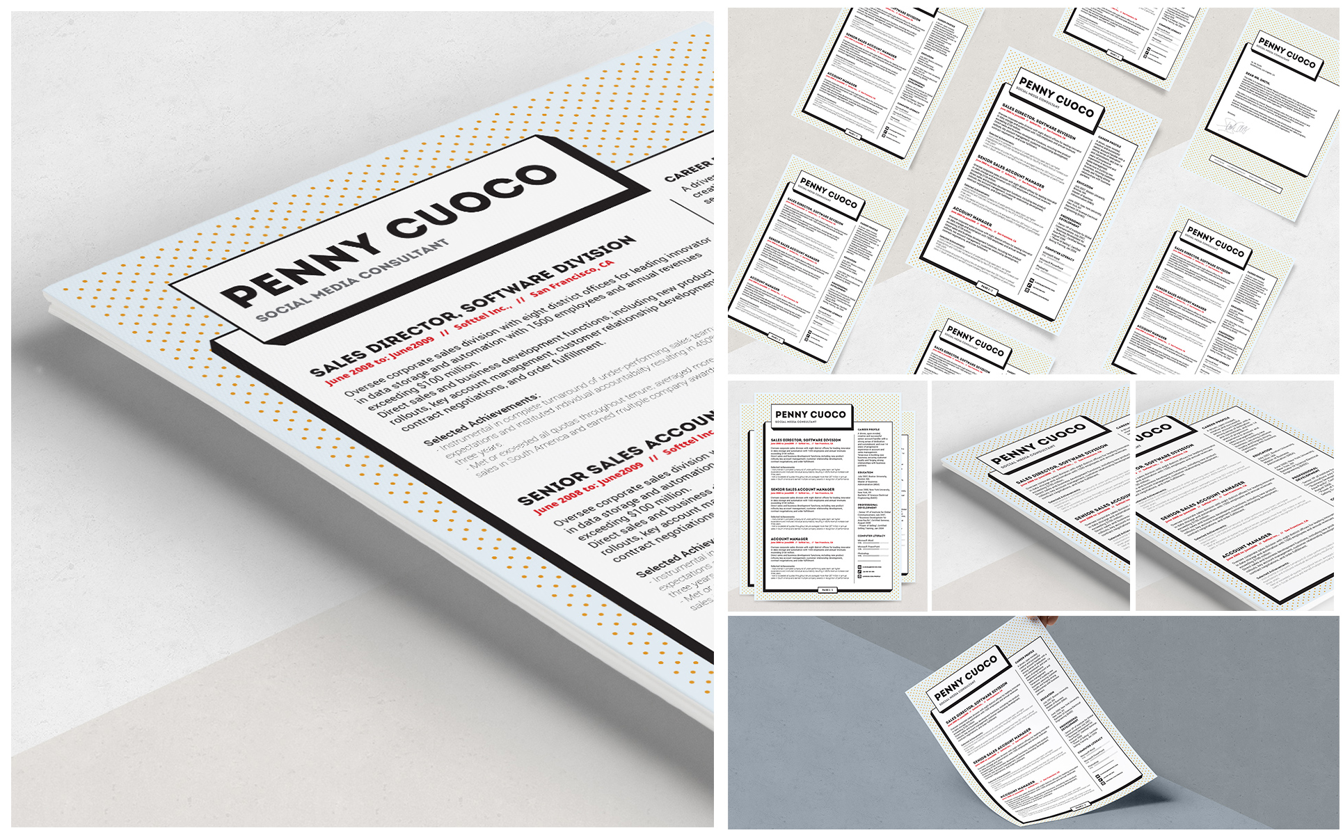 Zonje Resume Theme Small Screenshot Zonje Resume Template