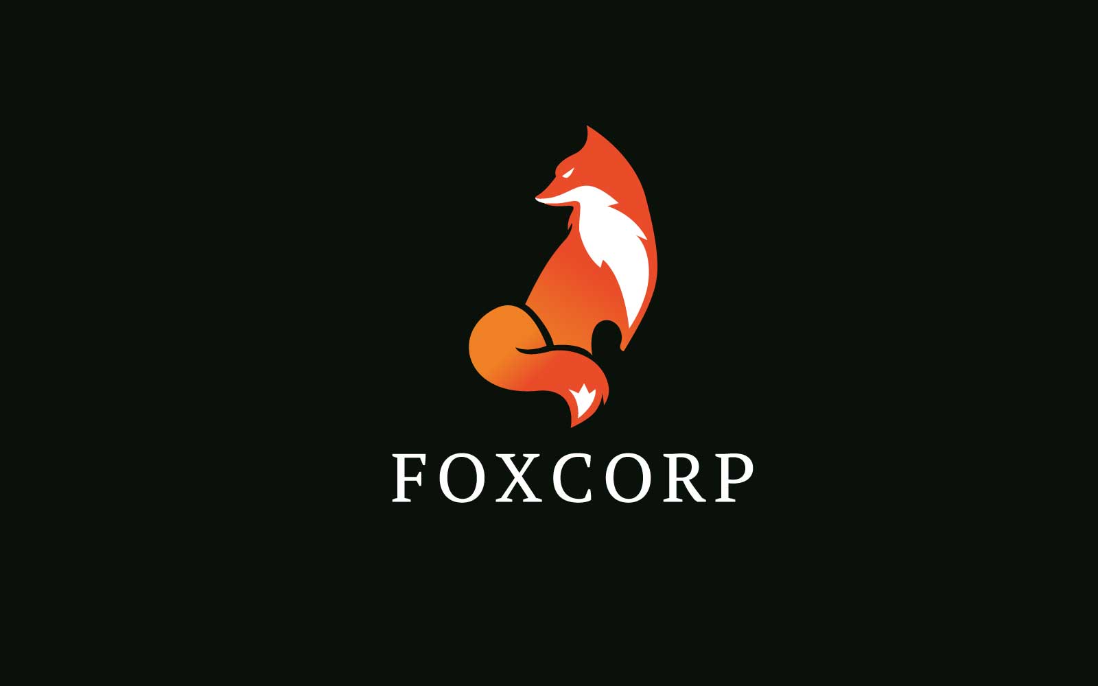 Download Шаблон логотипа "Fox Logo Template" / Fox Logo Template - Шаблон логотипа на тему графика animal,animals,brand,branding,business,company,corporate,creative,design,elegant,forrest,fox,logo,mascot,modern,orange,print,print ready,simple,template