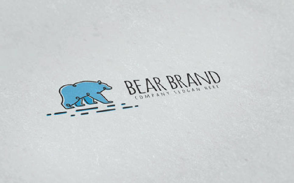 Download Шаблон логотипа "Bear Line Art Logo" / Bear Line Art Logo - Шаблон логотипа на тему графика adventure,agency,animal,animals,bear,bear logo,bold,brand,branding,business,camp,camping,company,emblem,finance,forest,grizzly,grizzly bear,invest,investmentl