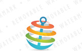 Anchor Globe Logo Template Small Screenshot Anchor Globe Logo Template